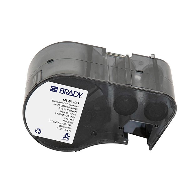 ETIQUETA M51/M511 B481 POL. STAINERBONDZ BRANCO 0.90'X0.90'