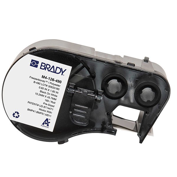 ETIQUETA M51/M511 B490 POLIESTER FREEZERBONDZ 1.800' X 0.600