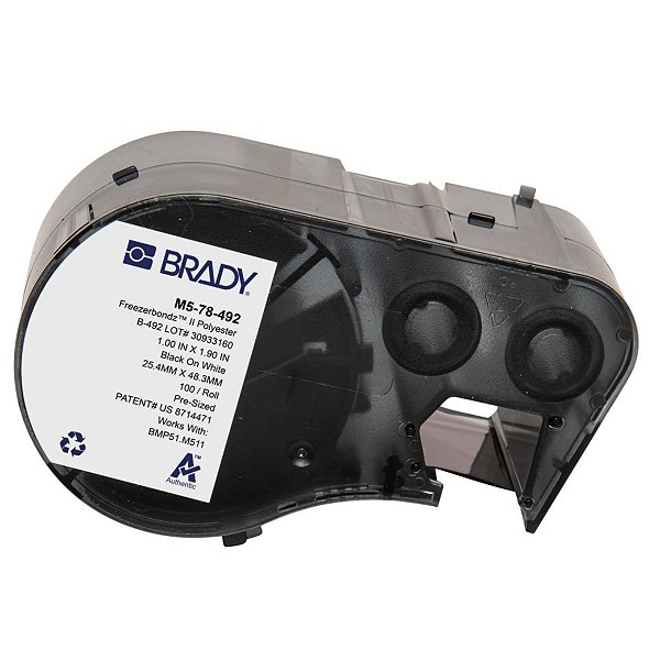 ETIQUETA M51/M511 B492 AUTOLAMINADO BRANCO 1.900' X 1.000' M