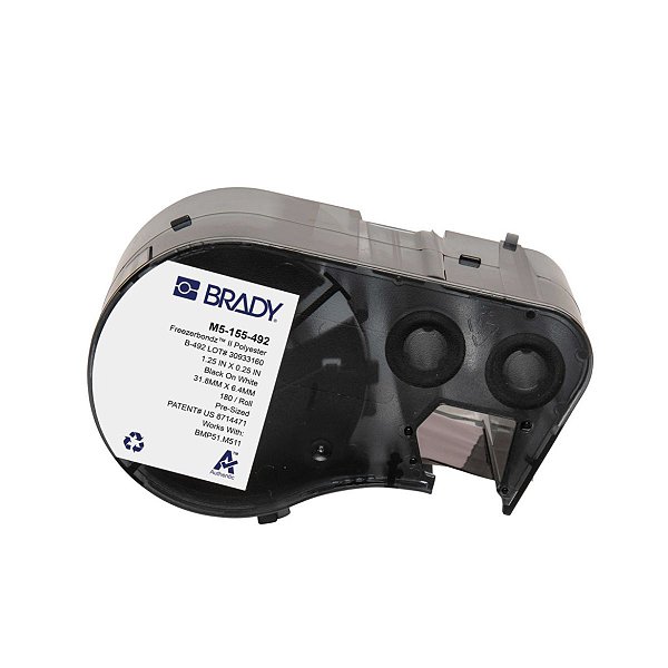 ETIQUETA M51/M511 B492 FREEZERBONDZII BRANCO 1.25'X0.25' M5-