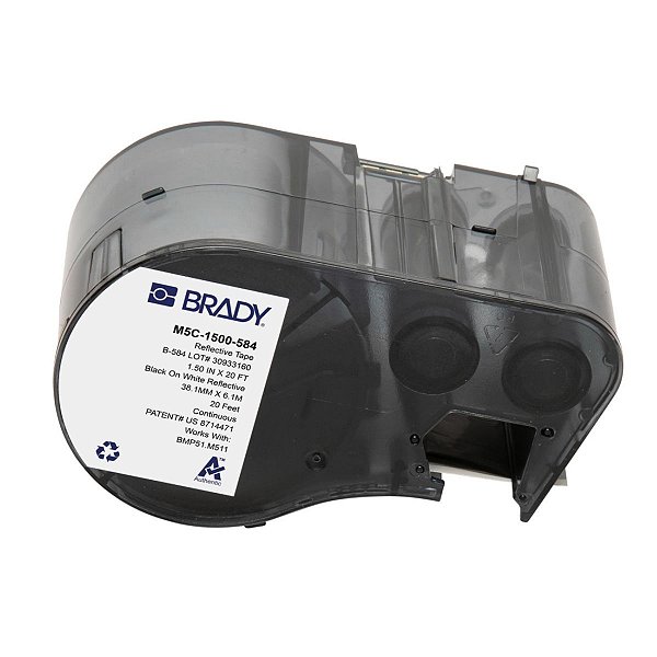 ETIQUETA M51/M511 B584 REFLETIVA BRANCO 1.50'X20' M5C-1500-5