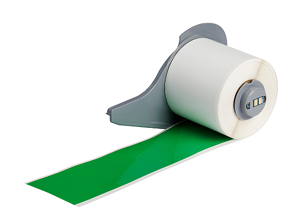 ETIQUETA POLIESTER BAIXO HALOGENIO VERDE M710  2"X50' (50.8M