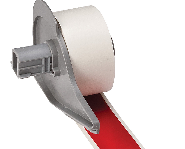ETIQUETA POLIESTER BAIXO HALOGENIO VERMELHO M710 1"X50' (25.