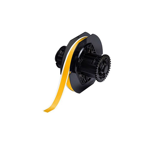ETIQUETA POLIÉSTER DE 0.5"X100' AMARELO(12,7MMX30,48M) B30C-