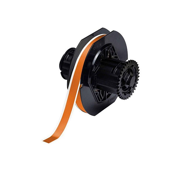 ETIQUETA POLIÉSTER DE 0.5"X100' LARANJA (12,7MMX30,48M) B30C