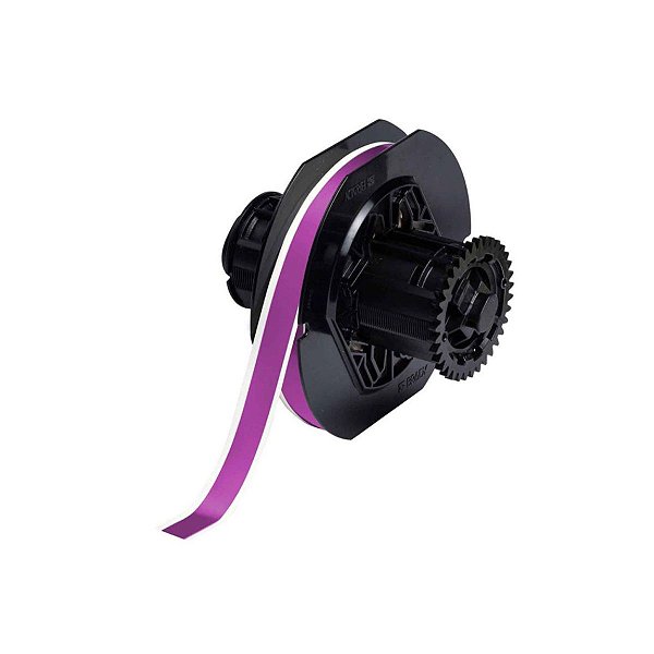 ETIQUETA POLIÉSTER DE 0.5"X100' LILÁS(12,7MMX30,48M) B30C-50
