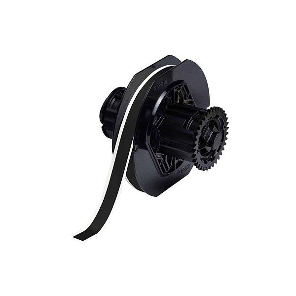 ETIQUETA POLIÉSTER DE 0.5"X100' PRETA(12,7MMX30,48M) B30C-50