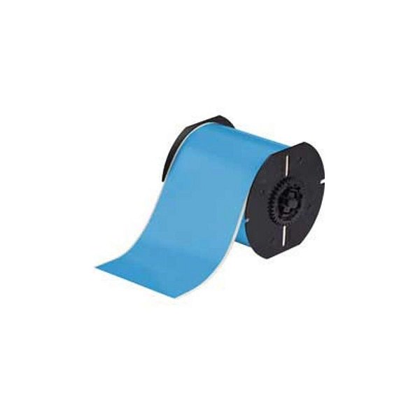 ETIQUETA POLIÉSTER DE 4"X100FT AZUL CLARO (101,6MMX30,48M) B