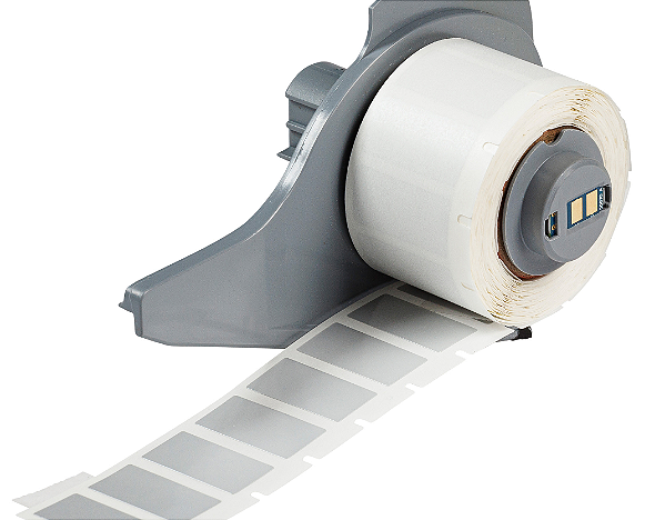 ETIQUETA POLIESTER METALIZADO M710 0.5"X1" (12.7MM X 25.4MM)