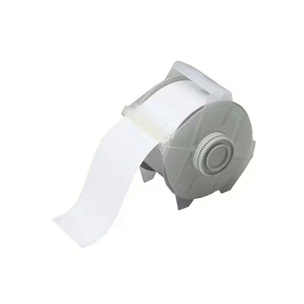 ETIQUETA VINIL REPOSIC.B581 0.5"X100' BRANCA B30C-500-581-WT