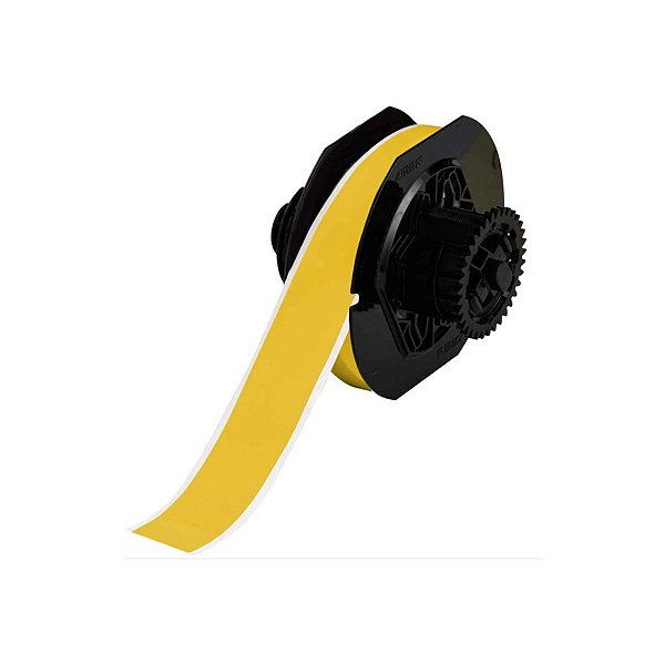 ETIQUETA VINIL REPOSIC.B581 1.125"X100' AMARELO B30C-1125-58