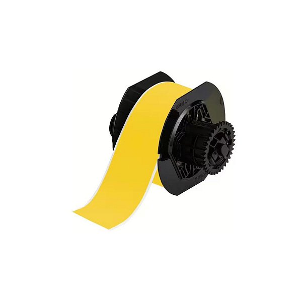ETIQUETA VINIL REPOSIC.B581 2.250"X100' AMARELO (57,15MMX30,