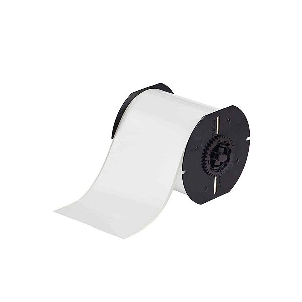 ETIQUETA VINIL REPOSIC.B581 4"X100' BRANCA B30C-4000-581-WT