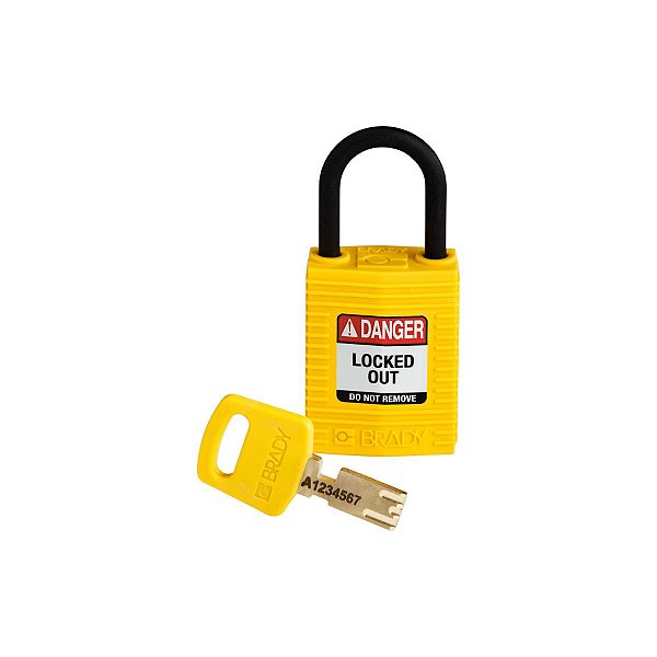 SAFEKEY - CADEADO COMPACTO - AMARELO - SEGREDOS DIFERENCIADO