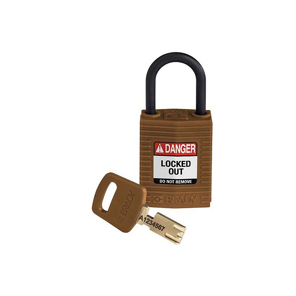 SAFEKEY - CADEADO COMPACTO - MARROM - SEGREDOS DIFERENCIADOS