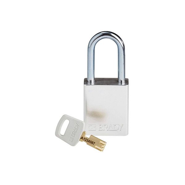 SAFEKEY - CADEADO DE ALUMINIO - 38MM (1.5") - PRATA - SEGRED