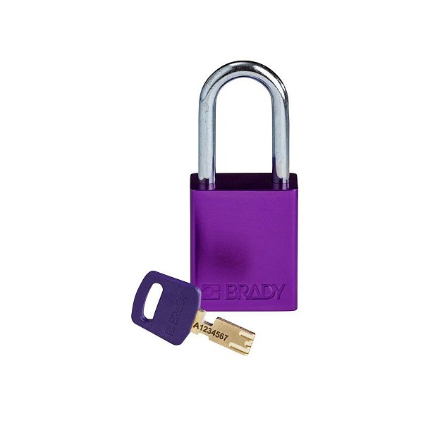 SAFEKEY - CADEADO DE ALUMINIO - 38MM (1.5") - ROXO - SEGREDO