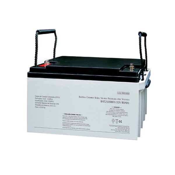 BATERIA SELADA VRLA 12V 80A R.13714067 - WEG