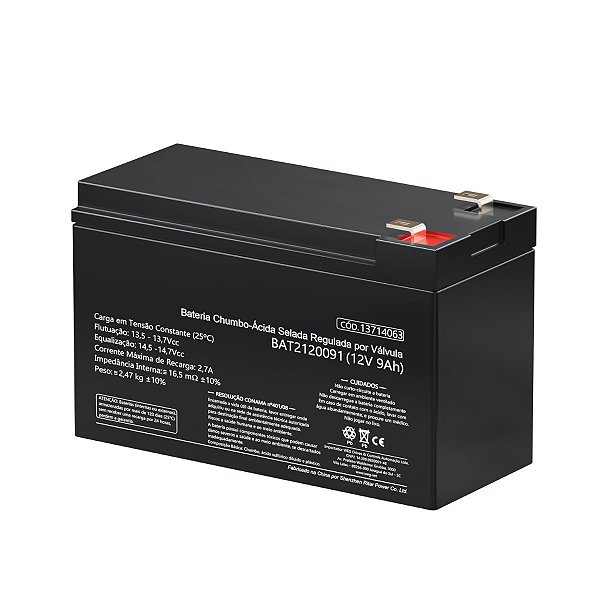 BATERIA SELADA VRLA 12V 9A R.13714063 - WEG