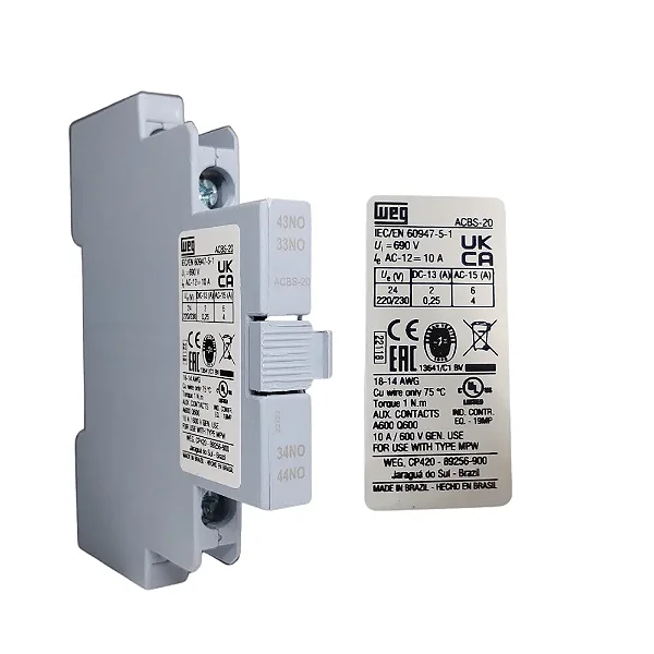 BLOCO CONTATO AZ ACBS-20 - WEG