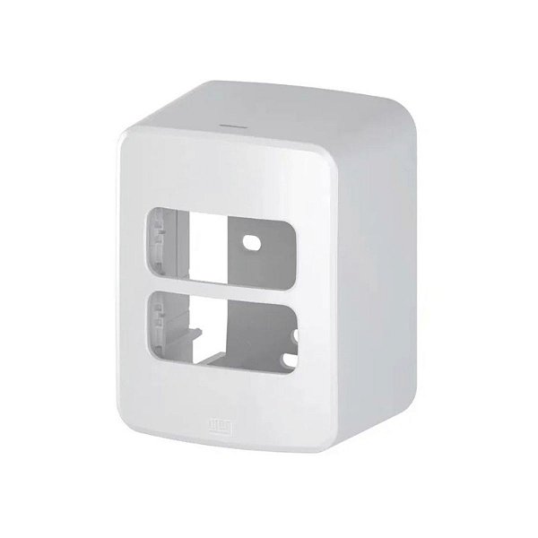 CAIXA E PLACA SOBREPOR 2 POSICOES SOBREPOR MODULAR COMPOSE B