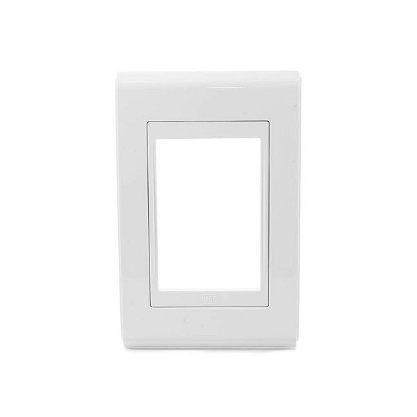 PLACA 4X2 3 MOD REFINATTO P/ TOMADA INTELIGENTE BRANCA - WEG