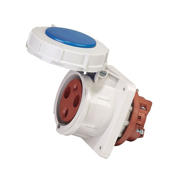 TOMADA INDUSTRIAL 63A 3P+T 9H 380-440 VCA/CC TEW-63P3H9E53 -