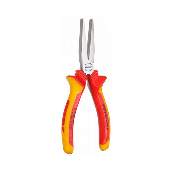 ALICATE DE BICO CHATO E LONGO 6.1/2" VDE H ISOLADO EN 60900