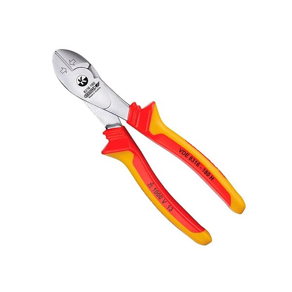 ALICATE DE CORTE DIAGONAL 8" (MODELO AMERICANO KRAFT) 1000V