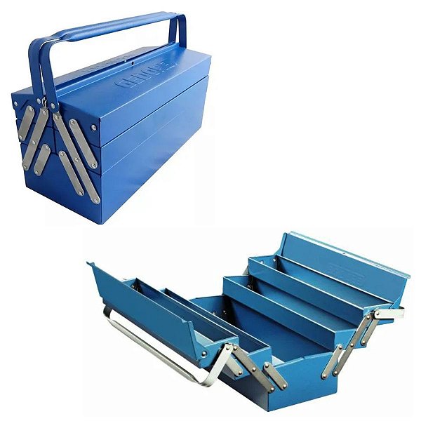 CAIXA P/ FERRAMENTAS TIPO SANFONA C/ 5 GAVETAS R.1335 - 001.