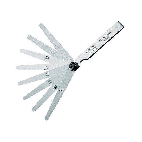 CALIBRE DE FOLGA 0,05 A 1MM LAMINAS 100MM R.702-20M - 050.02