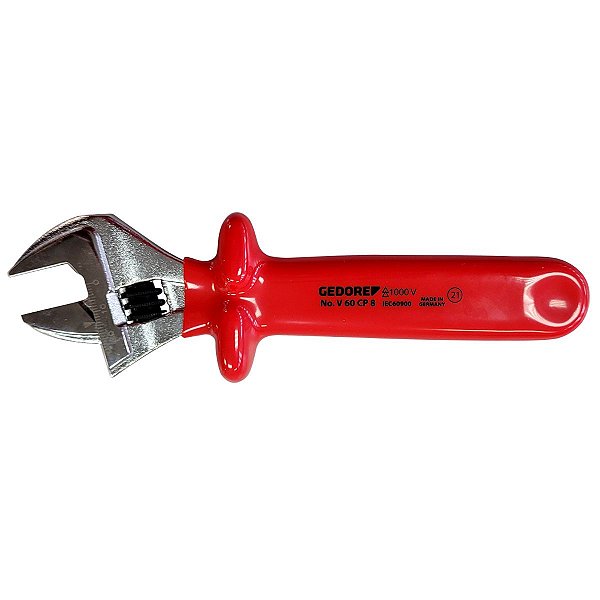 CHAVE AJUSTAVEL 8" C/ ISOLAMENTO 1000V R.V60CP8 - 091.966 -