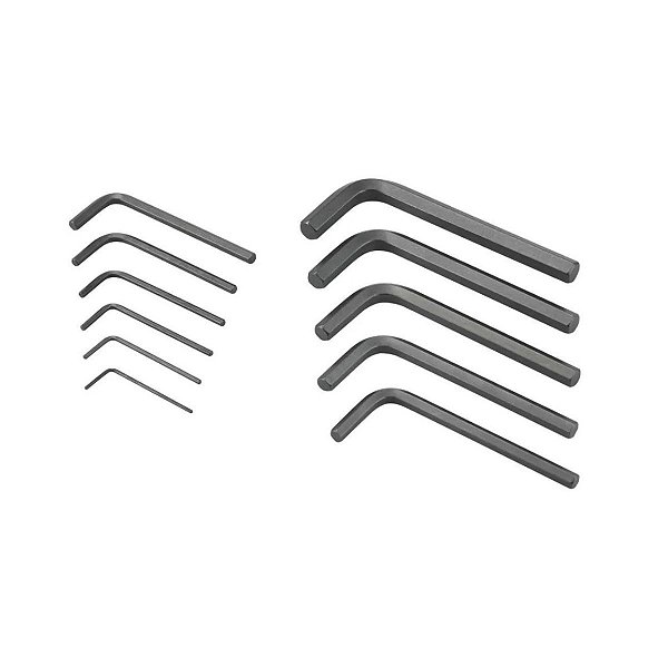 JOGO DE CHAVES L HEXAGONAIS (ALLEN) 1,5 A 10MM C/ 11 PECAS R