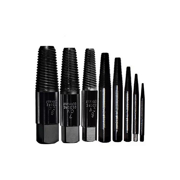 JOGO DE EXTRATORES DE PARAFUSOS C/ 5 PECAS R.8551-88 - 040.8