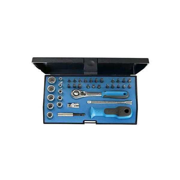 JOGO SOQUETE ESTRIADO ENC.1/4' - 4 A 13MM REF.D20TMU-013.48