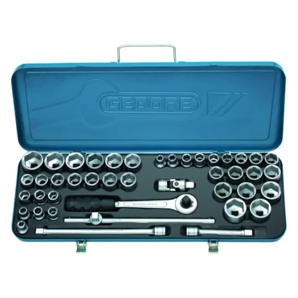 JOGO SOQUETE SEXT ENC.1/2' - 10-32MM-3/8 A 1.1/4' REF.19PMU-
