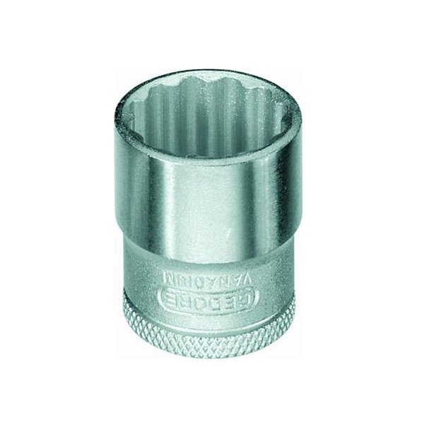 SOQUETE ESTRIADO 3/8" X 7/16" R.D30-7/16" - 014.064 - GEDORE