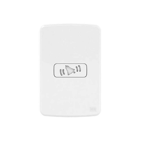 CIGARRA BIVOLT C/ PLACA E SUPORTE 4X2 13272775 BRANCA COMPOS