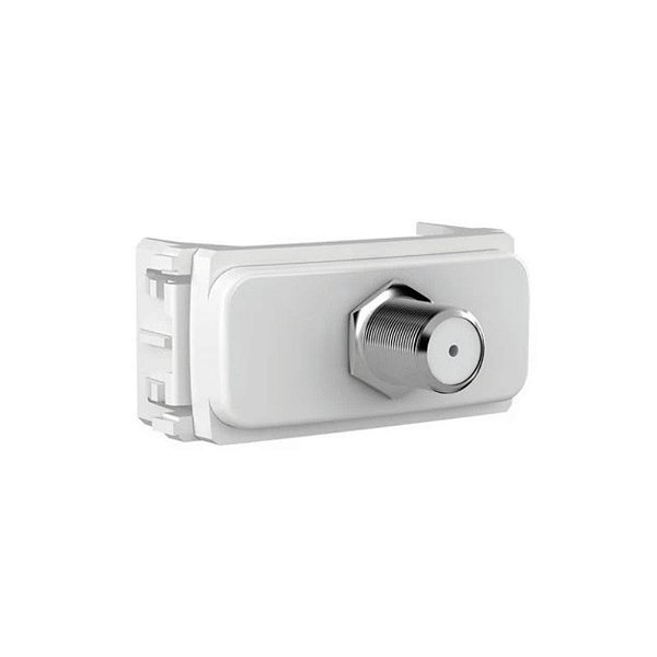 MODULO TOMADA P/ ANTENA DE TV TERMINAL COAXIAL 75 OHM 132066