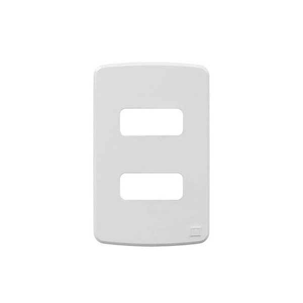 PLACA 4X2 2 POSICOES DISTANCIADAS 13207323 BRANCA COMPOSE -