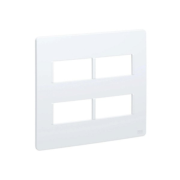 PLACA 4X4 4 POSICOES DISTANCIADAS 14857782 BRANCO ESATTA - W
