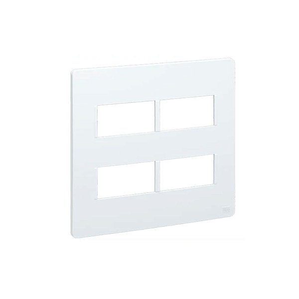 PLACA 4X4 4 POSICOES DISTANCIADAS 17756496 BRANCO ESATTA - W