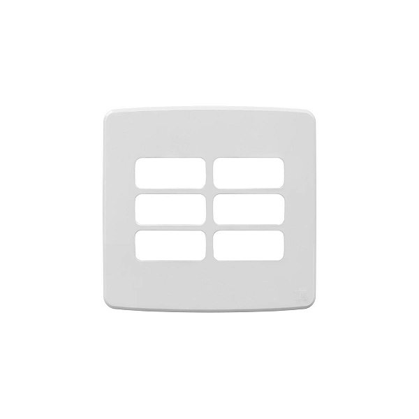 PLACA 4X4 6 POSICOES 3+3 13208242 BRANCA COMPOSE - WEG