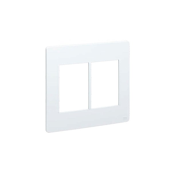 PLACA 4X4 6 POSICOES 3+3 C/ SUPORTE 16091202 BRANCO ESATTA -