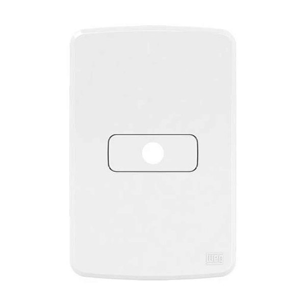 PLACA COM MODULO SAIDA DE FIO 4X2 COM SUPORTE 13313612 BRANC