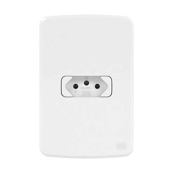 TOMADA 10A COMPLETA 13272662 BRANCA COMPOSE - WEG