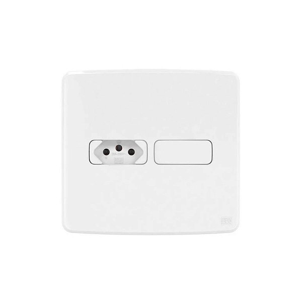 TOMADA 2P+T 20A + 1 MODULO CEGO C/ PLACA E SUPORTE 4X4 13272