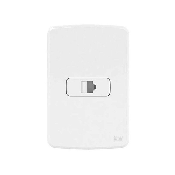 TOMADA RJ45 KEUSTONE CAT6 /C PLACA E SUPORTE 4X2 13272962 BR