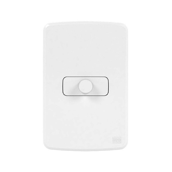 VARIADOR DE LUMINOSIDADE 110V DIMMER ROTATIVO C/ PLACA E SUP