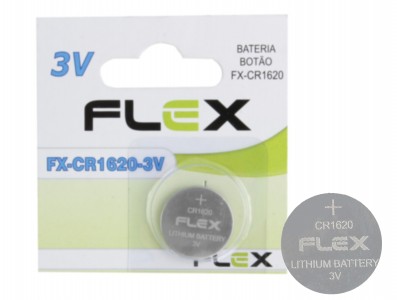 Bateria FX- CR1620 botão flex